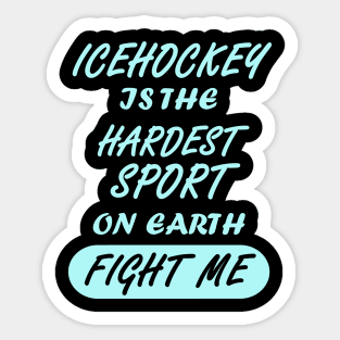 Ice Hockey Body Check Puck Girls Women Sticker